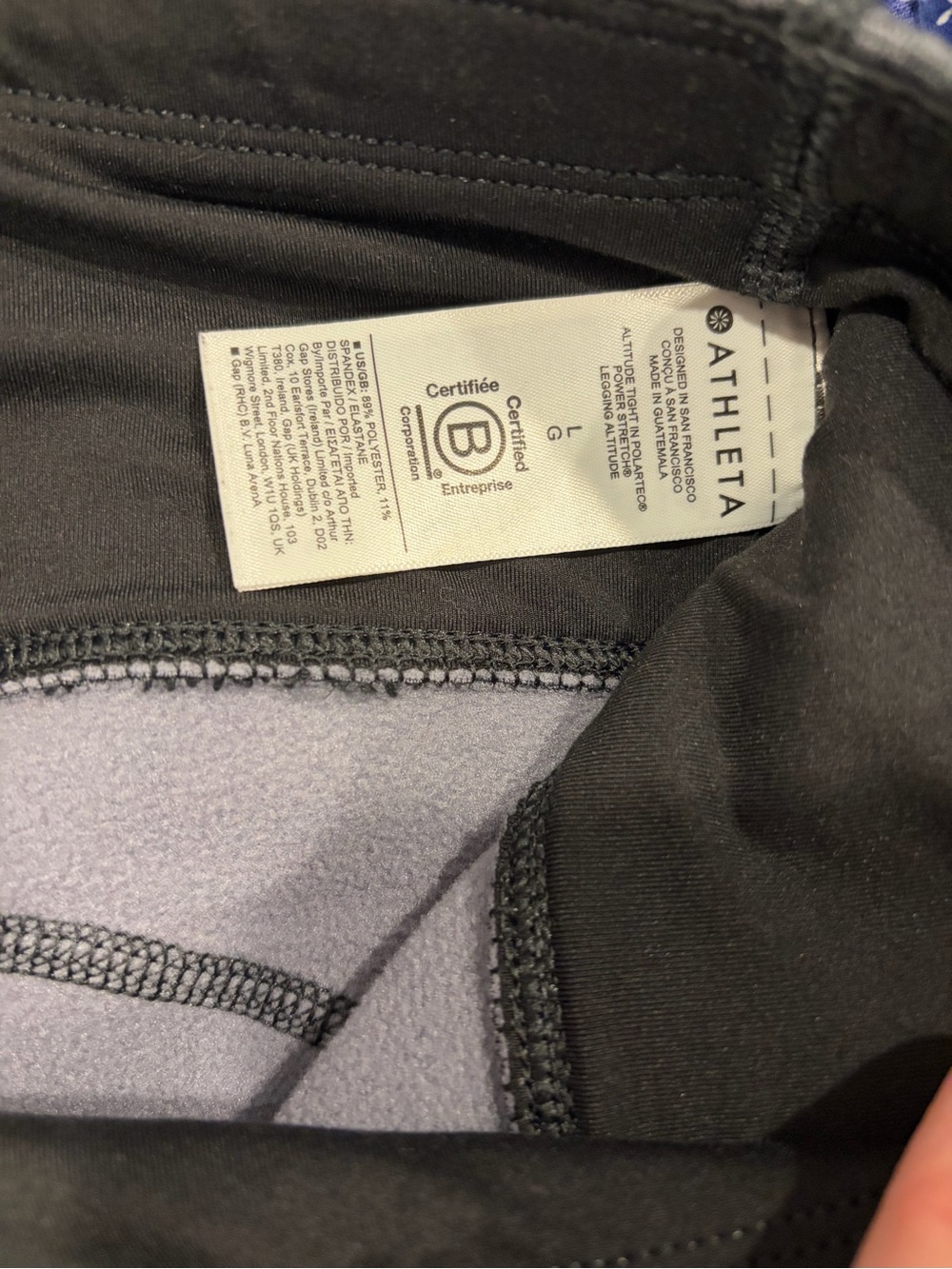 Athleta Dark Heather Gray High-Rise Performance Leggings - Picture 4 of 7